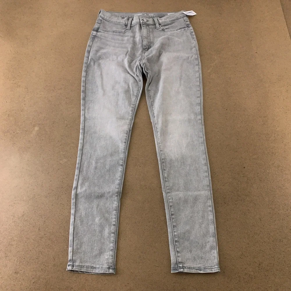 Old Navy Girls Size 18 Plus Light Gray Ballerina 360 Stretch Jeggings NWT *Flaw